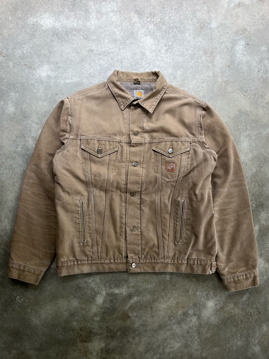 Carhartt Other - Carhartt Sherpa lined Jean jacket